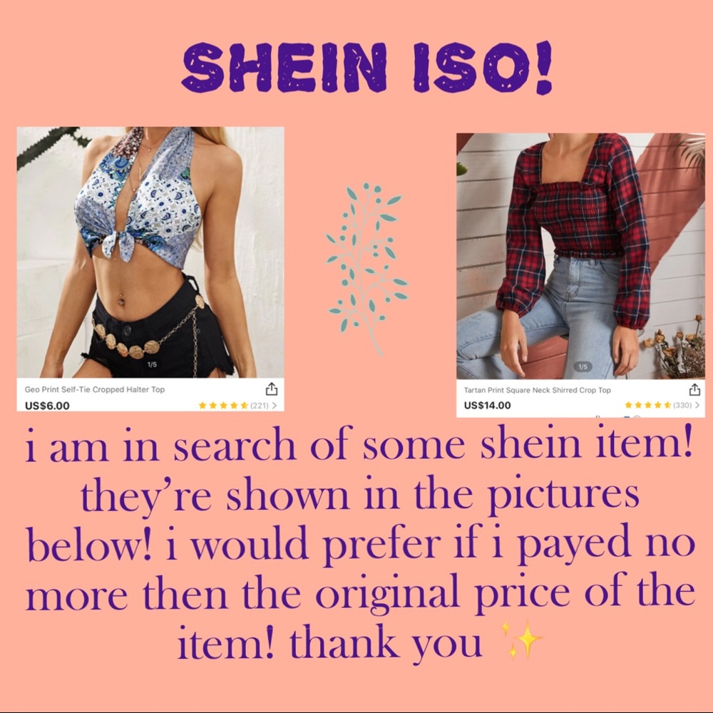 SHEIN ISO!!!